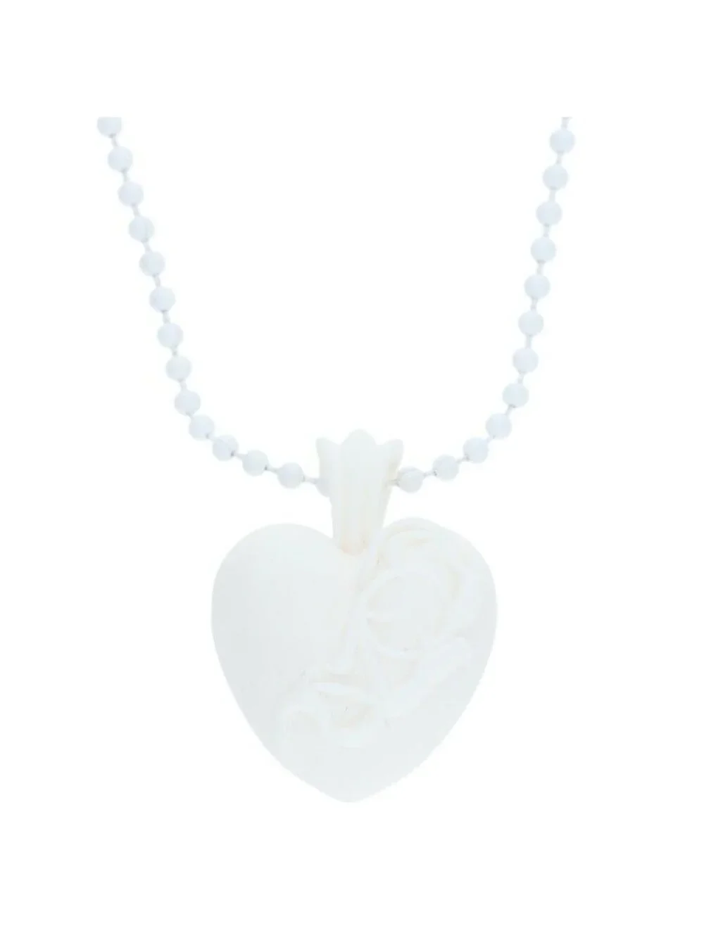 Chrome Hearts Rubber Heart Silicone Necklace